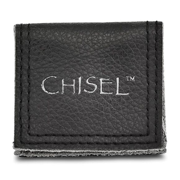 Chisel Cobalt 14k Gold Inlay Satin & Polished 6mm Band